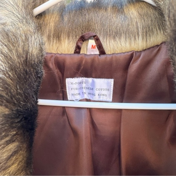 Vintage Safuron Coyote Real Fur Coat - Picture 4 of 4